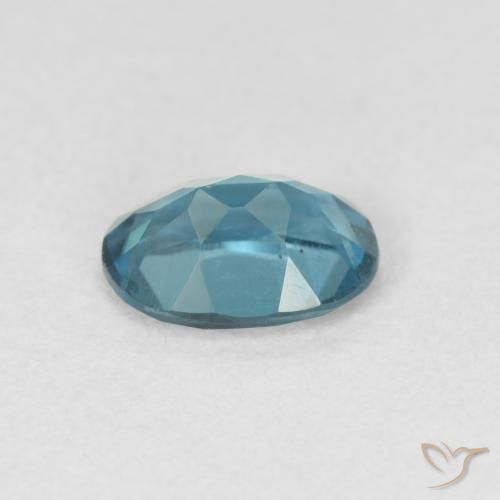 Topacio Azul Londres natural de 0.99 ct, Ovalada, VVS