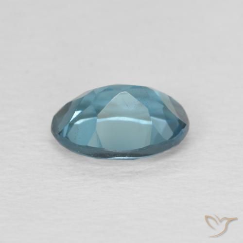 Topacio Azul Londres natural de 1.00 ct, Ovalada, VS
