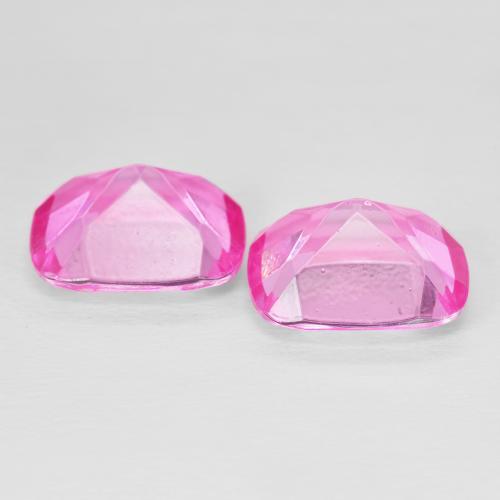 Gemas de Topacio Magenta intenso natural de 20.19 ct, Forma Cojín, VS