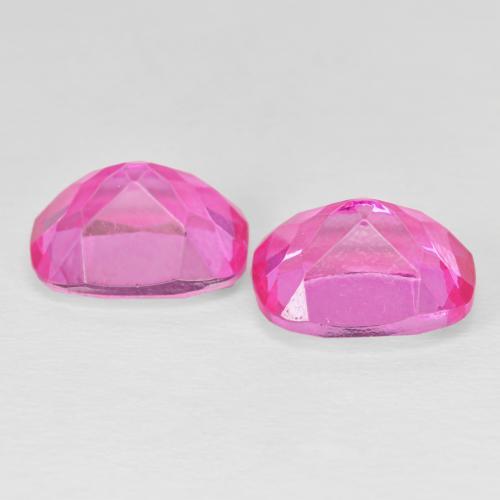 Gemas de Topacio Medium Dark-Pink natural de 10.01 ct, Forma Cojín, VS