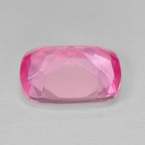 Topacio Medium Dark-Pink natural de 9.61 ct, Forma Cojín, VVS-VS