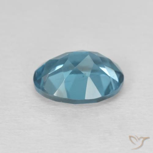Topacio Azul Londres natural de 2.25 ct, Ovalada, VVS-VS