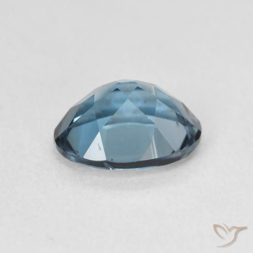 Topacio Azul Londres natural de 2.28 ct, Ovalada, VS