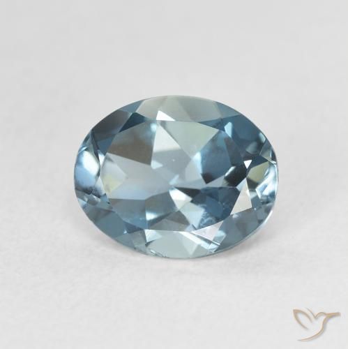 Topacio Azul Londres natural de 2.11 ct, Ovalada, VS