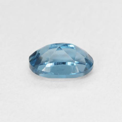 Topacio Azul Londres natural de 0.61 ct, Ovalada, VVS