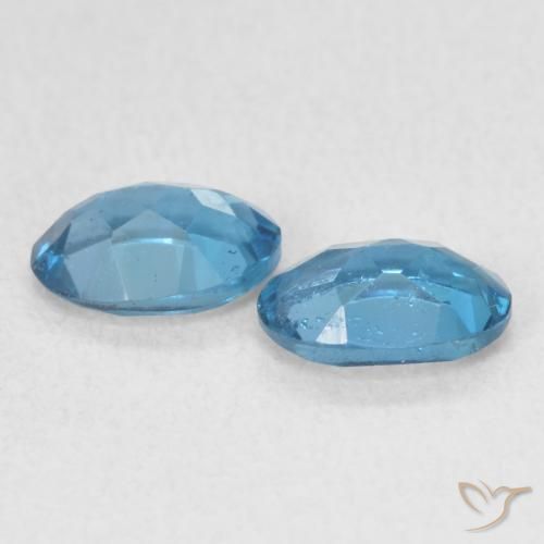 Gemas de Topacio Azul Londres natural de 1.15 ct, Ovalada, VS