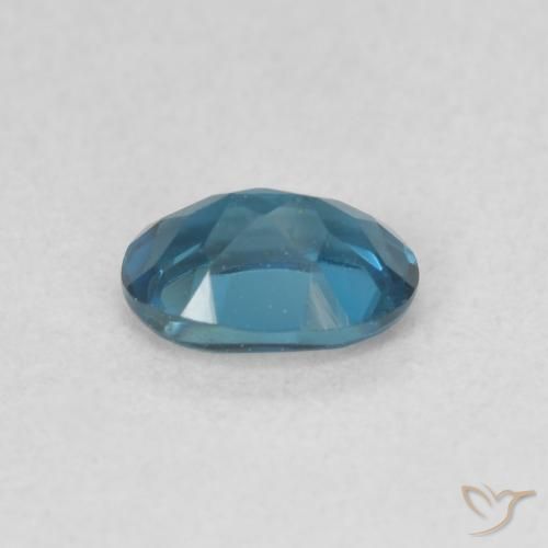 Topacio Azul Londres natural de 0.63 ct, Ovalada, VVS-VS
