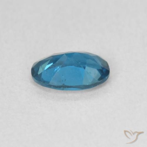 Topacio Azul Londres natural de 0.52 ct, Ovalada, VVS-VS