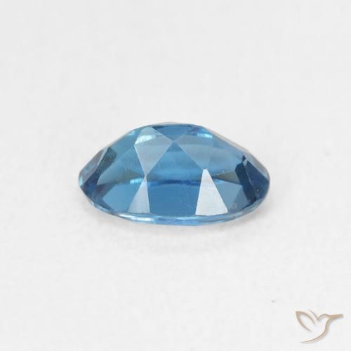 Topacio Azul Londres natural de 0.60 ct, Ovalada, VVS-VS