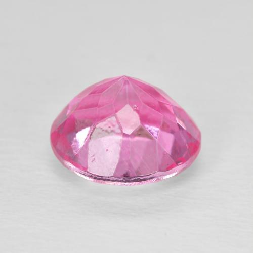 Topacio Rosado intenso natural de 3.52 ct, Redondo, VVS-VS
