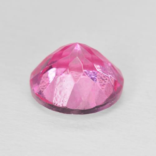 Topacio Rosa oscuro natural de 3.64 ct, Redondo, VVS-VS