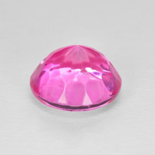 Topacio Magenta intenso natural de 6.75 ct, Redondo, VVS