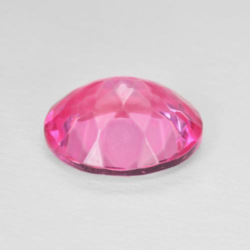Topacio Rosado intenso natural de 5.80 ct, Corte Óvalo, VVS-VS