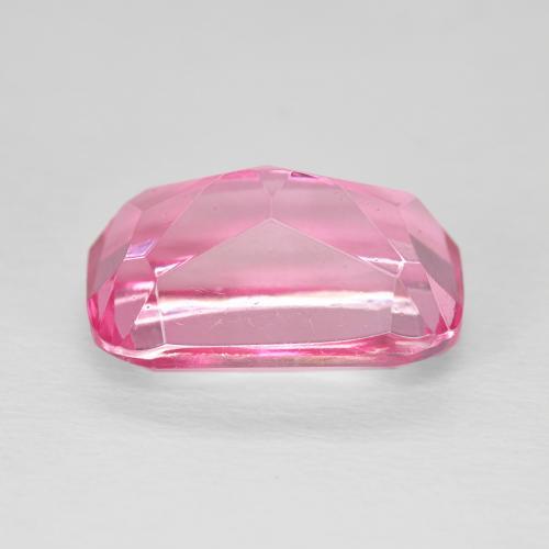Topacio Medium Dark-Pink natural de 9.60 ct, Forma Cojín, VVS-VS