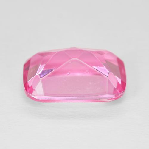 Topacio Rosado intenso natural de 8.79 ct, Forma Cojín, VVS-VS