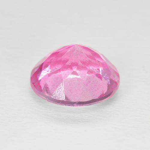 Topacio Rosa oscuro natural de 3.37 ct, Redondo, VVS-VS