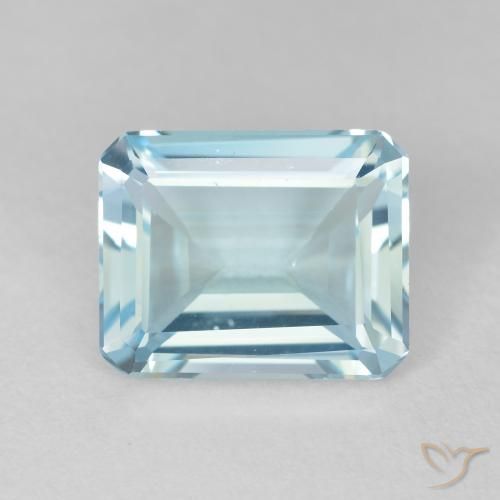3.71ct Natural Azul Cielo Topacio, corte esmeralda, VVS-VS