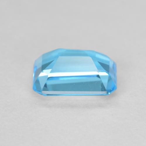 Topacio Azul Suizo natural de 1.90 ct, Corte Octágono / Esmeralda, VVS-VS