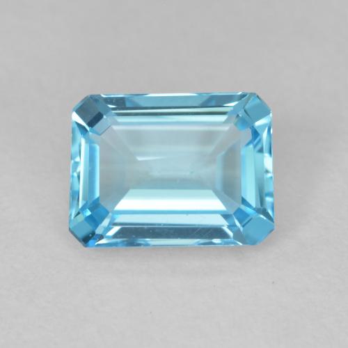 1.99ct Natural Azul Suizo Topacio, corte esmeralda, VVS-VS