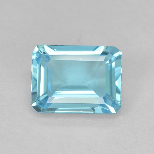 2.15ct Natural Azul claro Topacio, corte esmeralda, VVS-VS
