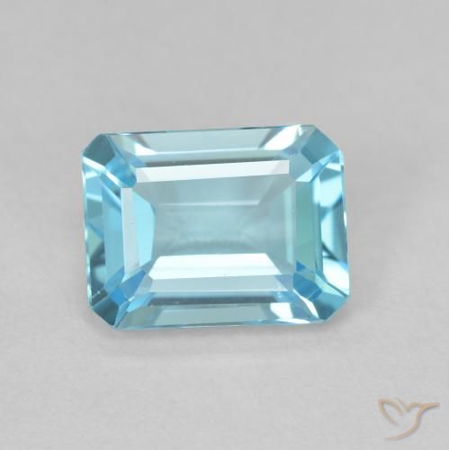 1.94ct Natural Azul claro Topacio, corte esmeralda, VVS-VS