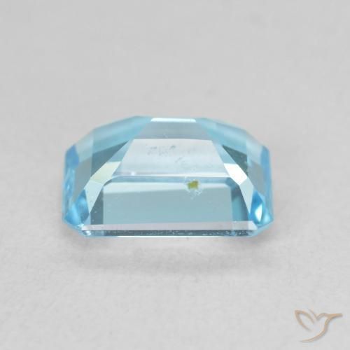 Topacio Azul Suizo natural de 1.89 ct, Corte Octágono / Esmeralda, VVS