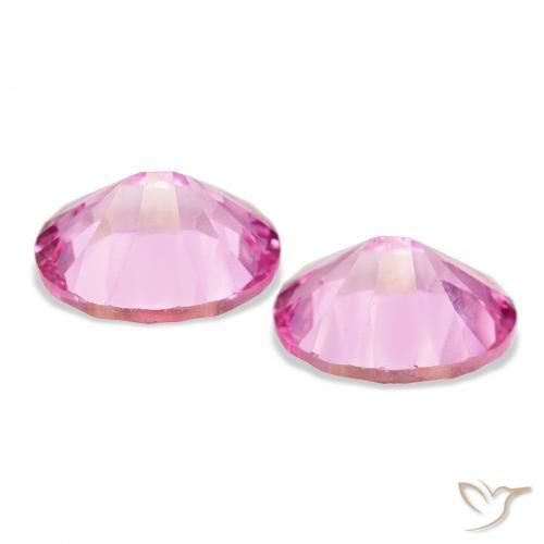Gemas de Topacio Rosado intenso natural de 6.11 ct, Ovalada, VS
