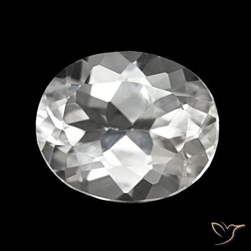 Topacio Blanco natural de 5.53 ct, Corte Óvalo, VVS-VS