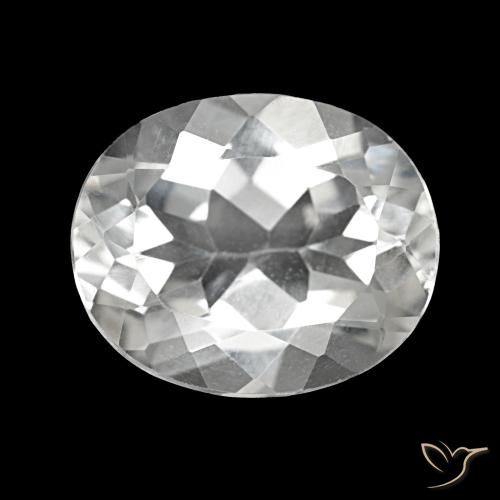Topacio Blanco natural de 5.60 ct, Corte Óvalo, VVS