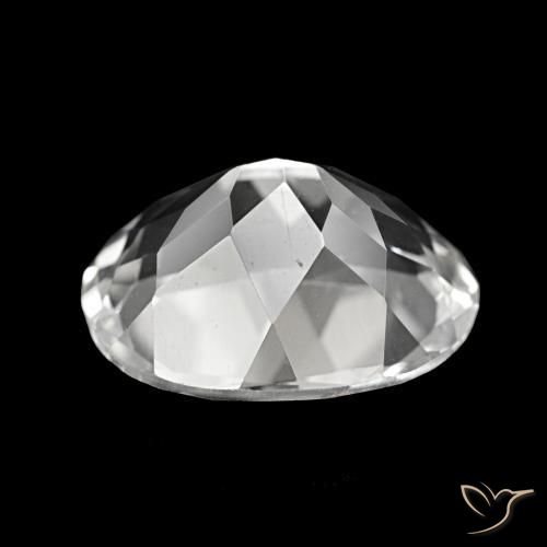 Topacio Blanco natural de 5.69 ct, Corte Óvalo, VS