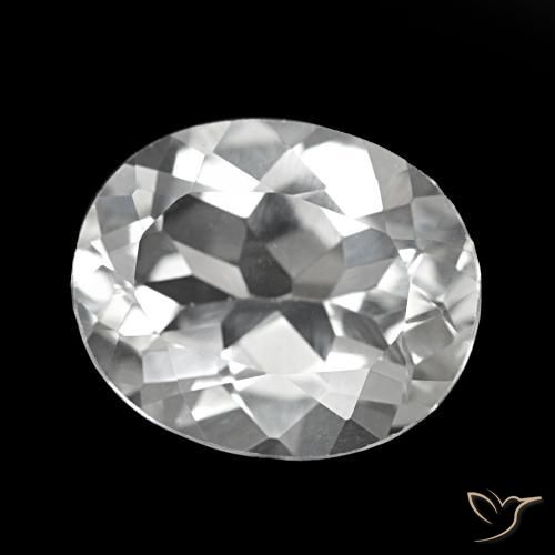 Topacio Blanco natural de 5.50 ct, Corte Óvalo, VVS-VS