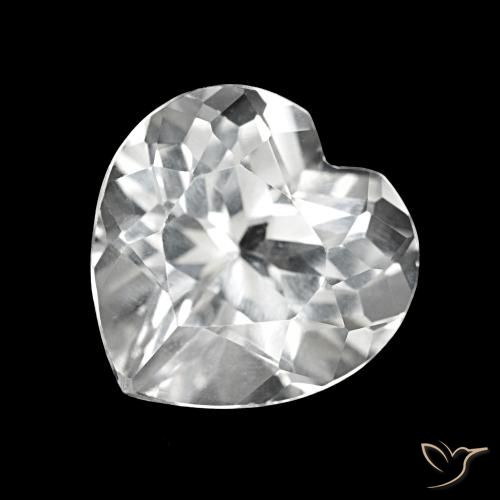 4.22ct Blanco Topacio, Corazón, VS