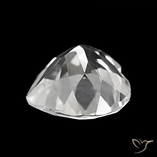 Topacio Blanco natural de 4.11 ct, Forma de corazón, VVS-VS