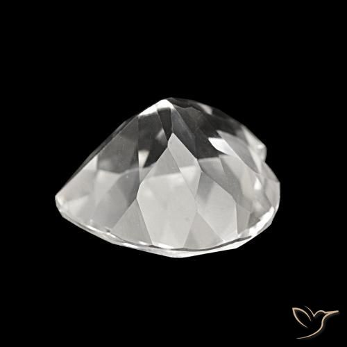 Topacio Blanco natural de 4.28 ct, Forma de corazón, VVS-VS