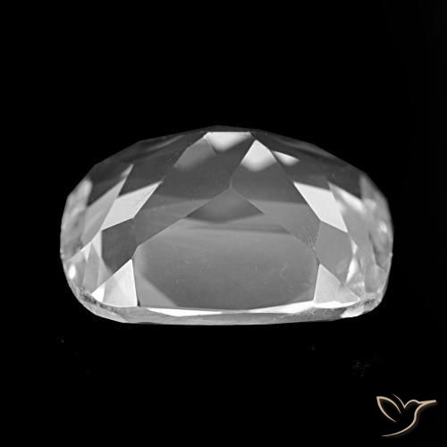 Topacio Blanco claro natural de 6.24 ct, Corte Cojín, VVS-VS