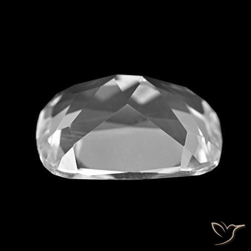 Topacio Blanco claro natural de 5.84 ct, Corte Cojín, VVS-VS