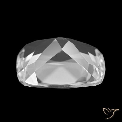Topacio Blanco claro natural de 5.81 ct, Corte Cojín, VVS-VS