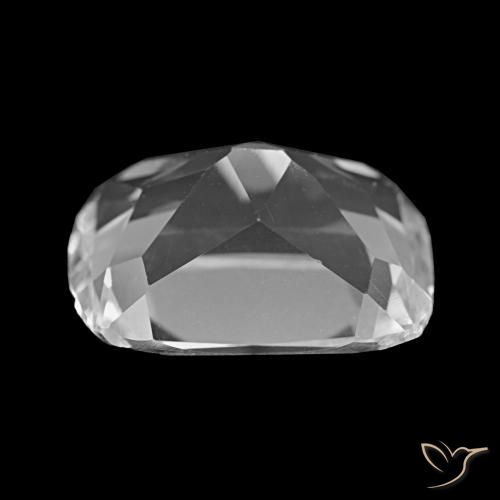 Topacio Blanco claro natural de 6.04 ct, Corte Cojín, VS