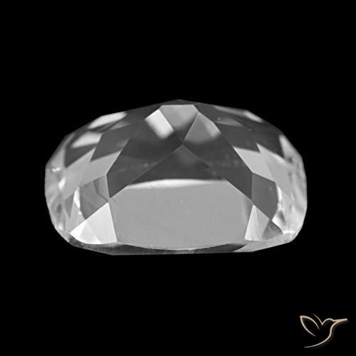 Topacio Blanco claro natural de 6.41 ct, Corte Cojín, VS