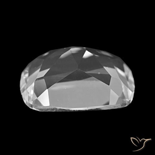 Topacio Blanco claro natural de 6.13 ct, Corte Cojín, VS