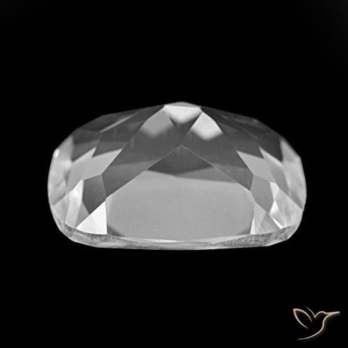 Topacio Blanco claro natural de 6.04 ct, Corte Cojín, VVS-VS