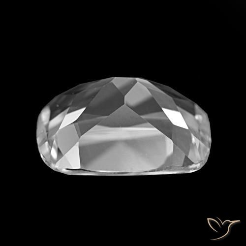 Topacio Blanco claro natural de 6.07 ct, Corte Cojín, VS