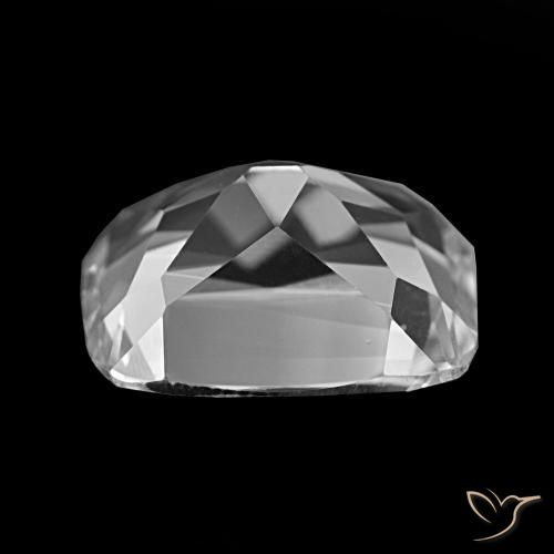 Topacio Blanco claro natural de 6.59 ct, Corte Cojín, VS