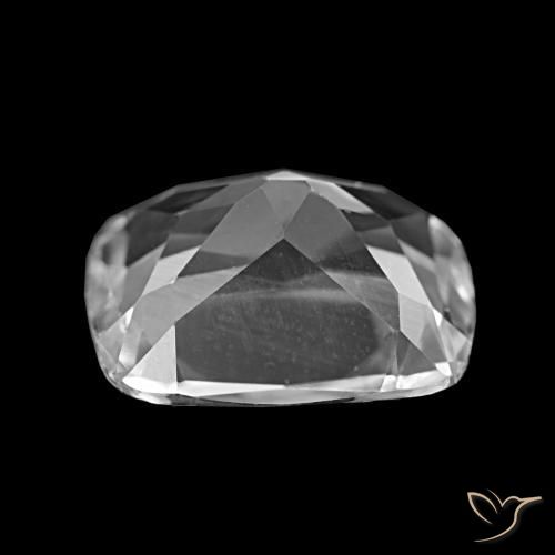 Topacio Blanco claro natural de 5.90 ct, Corte Cojín, VVS-VS