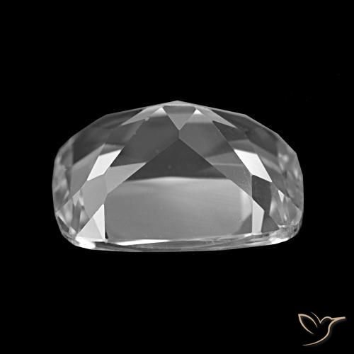 Topacio Blanco claro natural de 6.19 ct, Corte Cojín, VS