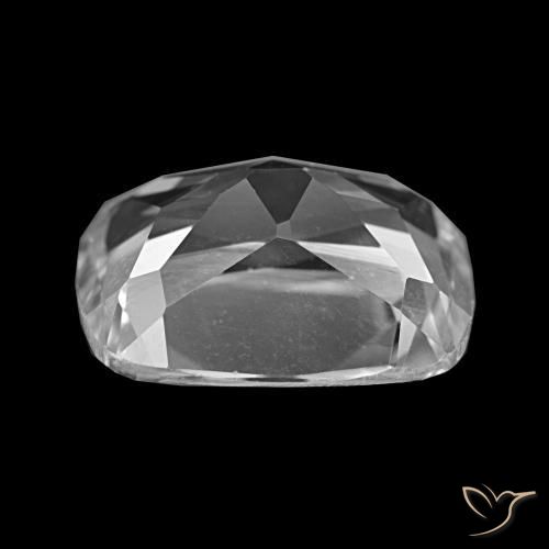 Topacio Blanco claro natural de 6.25 ct, Corte Cojín, VS