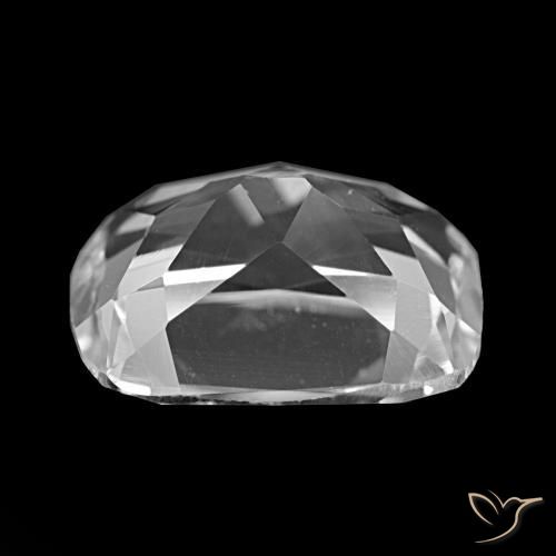 Topacio Blanco claro natural de 6.24 ct, Corte Cojín, VS