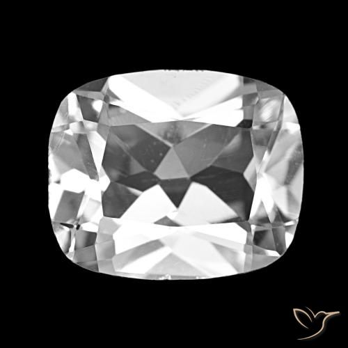Topacio Blanco natural de 5.49 ct, Corte Cojín, VS