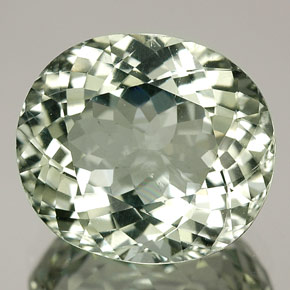 Turmalina verde natural de 4,83 ct, corte óvalo, VVS