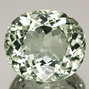 Turmalina verde natural de 4,83 ct, corte óvalo, VVS